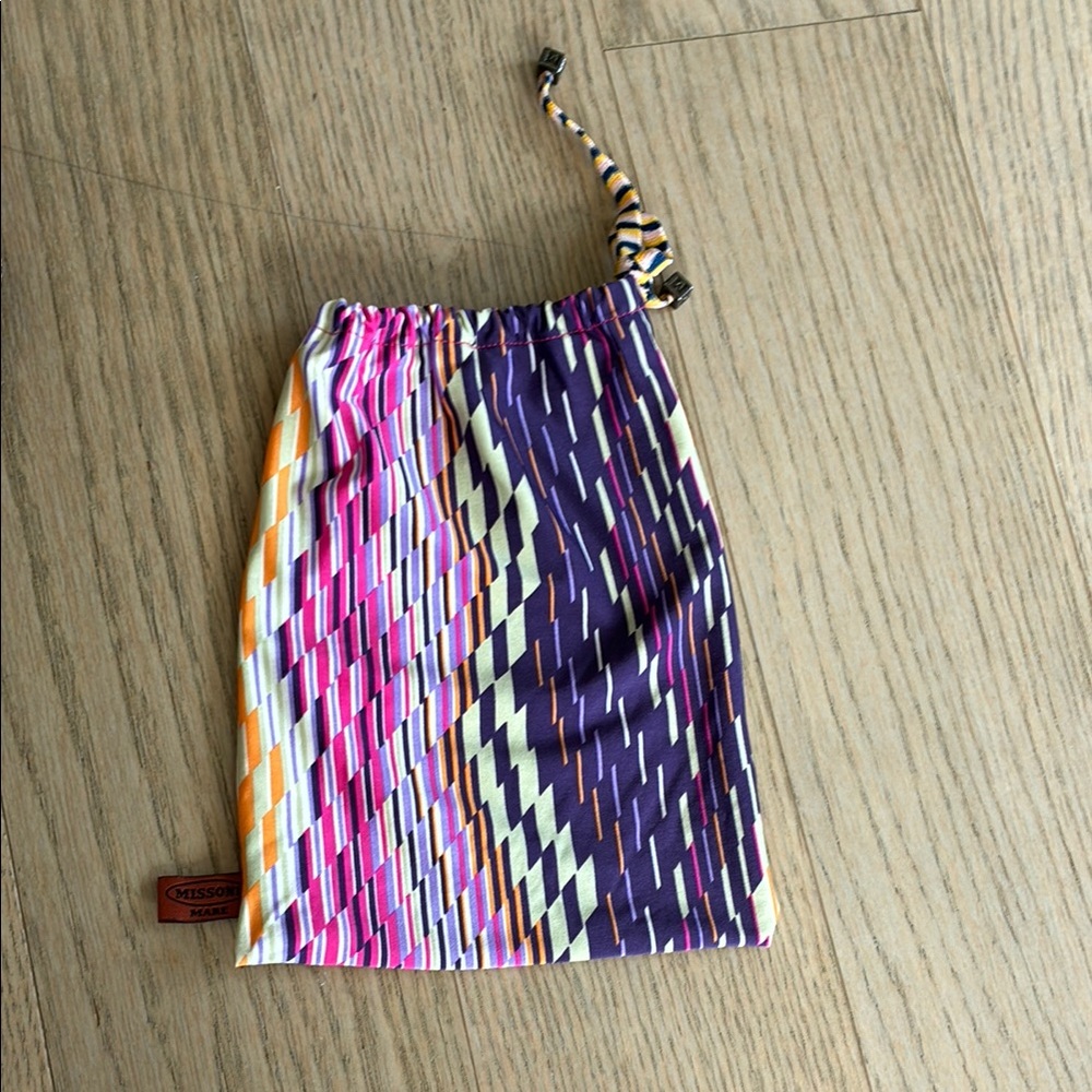Missoni Multicolor Zigzag Bikini Set w/pouch - Picture 7 of 10